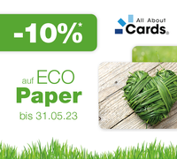  -10% Rabatt auf ECO Paper!