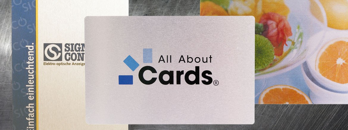 Metal cards, cards made of metal - ideal use as business card, VIP-card, name budges