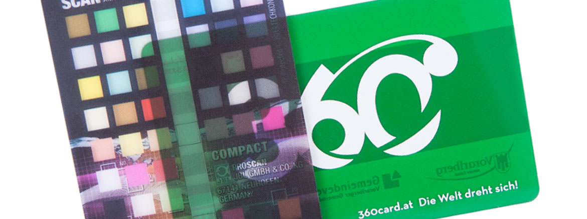 Transparente Karten, transparente Plastikkarten - durchsichtig gestaltet oder eingefärbt