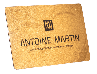 warranty card, used in the field of watches