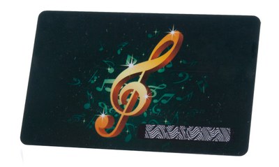 plastic card with scratch-off panel