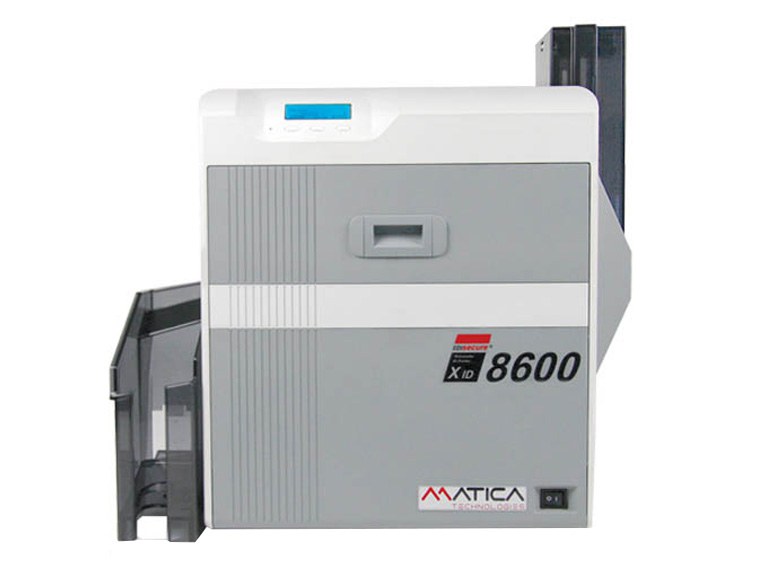 Print plastic cards with the card printer Matica XID 8600