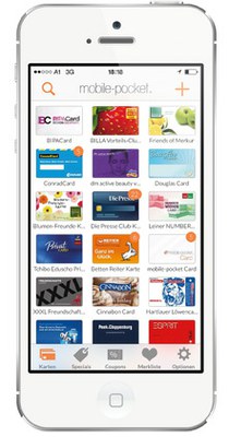 overview of loyalty cards on the smartphone - mobile pocket