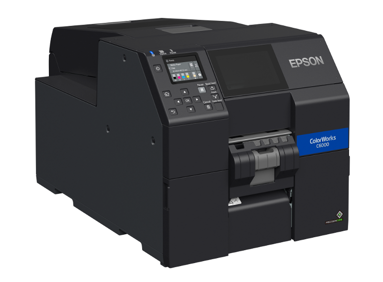 Epson ColorWorks C6000 rechts mit Peeler