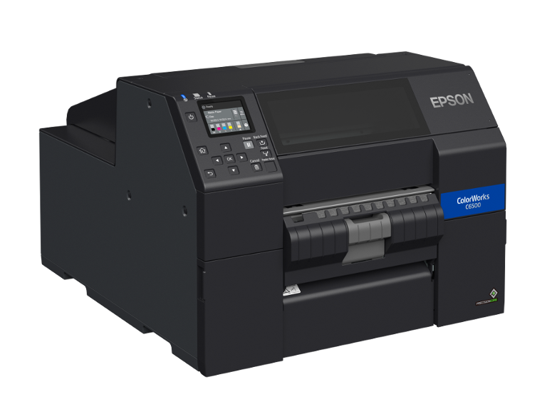 Epson ColorWorks C6500 rechts mit Peeler