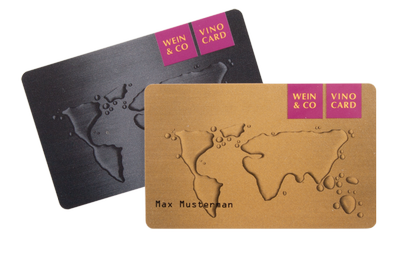 Personalized loyalty cards with specific design: silkscreen and Pantone-colours