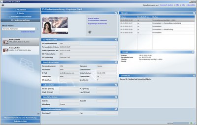 Bildschirm-Ansicht Benutzeroberfläche neXus Identity Management Bildschirm-Ansicht Benutzeroberfläche neXus Identity Management
